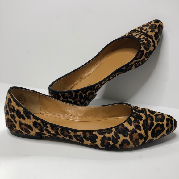 nine west leopard print flats